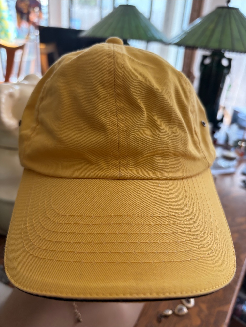 Stetson Men’s Mustard Yellow Cotton Baseball Cap